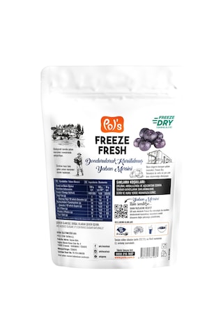 Pol's Freeze Fresh Bütün Yaban Mersini 15 G