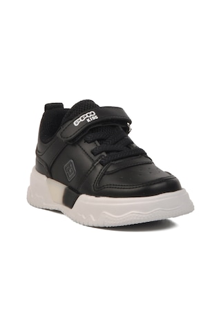 Pepino Siyah Cırtlı Unisex Çocuk Spor Ayakkabı 1603 B Siyah