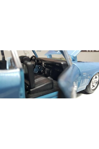 Maisto 1970 Chevrolet Nova Ss Mavi 1 24 Model Araba