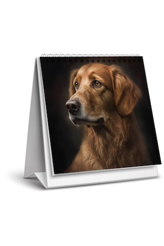 2026 Yeni Köpek Masa Takvimi-16x15 Cm