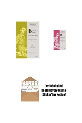 Bertolt Brecht - Bütün Oyunları 2 + Bertolt Brecht - Bütün Oyunları 5 + Okuma Sticker'ları
