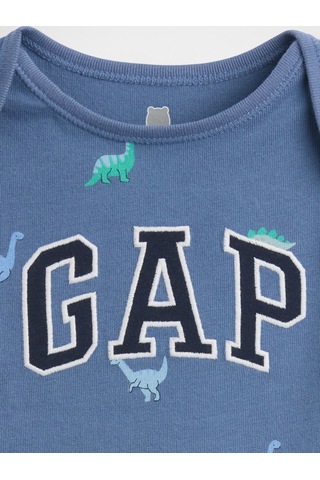 Gap Intl B Ss Logo Bs Çocuk Mavi Bodysuıt 883496001