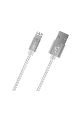 Polosmart PSM06 Lightning Hızlı Şarj Kablosu 1 M Beyaz