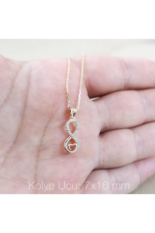 Sonsuz Aşk Altın Kolye Ucu As1430Gkl Altınsepeti