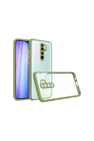 Xiaomi Redmi Note 8 Pro Kılıf Zore Kaff Kapak Koyu Yeşil