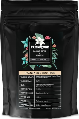 Friendzone Rwanda (Ruanda) Musasa Red Bourbon Yöresel Çekirdek Kahve 250 G Friendzone Rwanda (Ruanda) Musasa Red Bourbon Yöresel Çekirdek Kahve 250 G