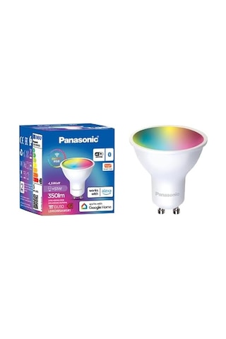 Panasonic Led Akıllı Bluetooth Wi-fi Rgb Gu10 Lamba 4w Çok Renkli
