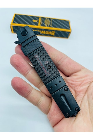 Browning Marka Siyah Yarıotomatik Kamp Çakı //s11 -22cm Siyah
