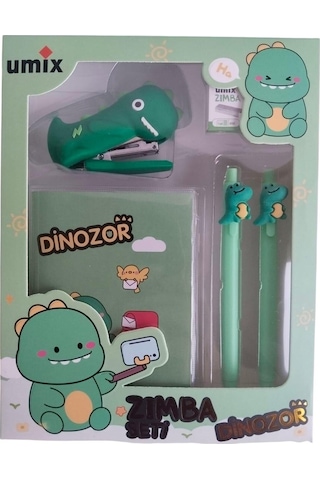 Umix Dinazor Kırtasiye Zımba Seti