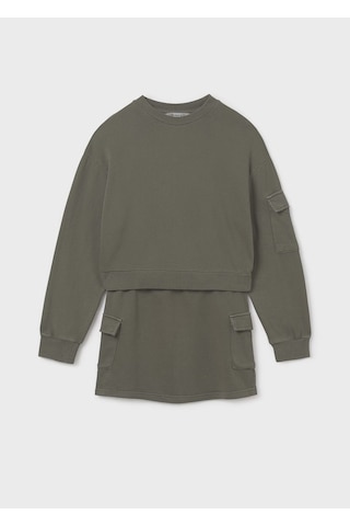 Mayoral Kız Çocuk Etek Sweatshirt Takım 7917 Yeşil