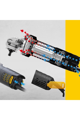 Cat DX37P 750 Watt 115 MM Profesyonel Avuç Taşlama + 5 Adet Metal Kesme Taşı