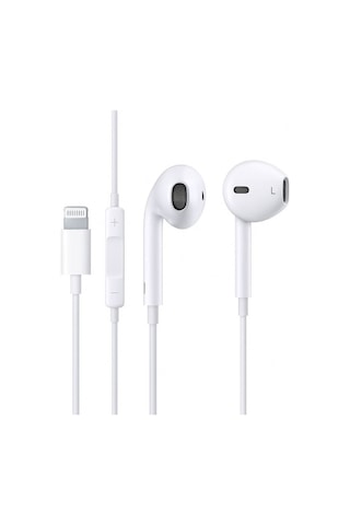 Schitec E11 Tak Çalıştır Lightning Kulak İçi Mikrofonlu Kablolu Kulaklık Beyaz Diğer