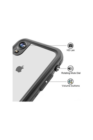 Apple Uyumlu iPhone Xr 6.1 Kılıf Zore 1-1 Su Geçirmez Kılıf Siyah