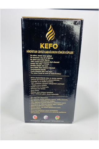 Kefo Marka Gold 1Kg Nargile Kömürü //Mangal Kömürü