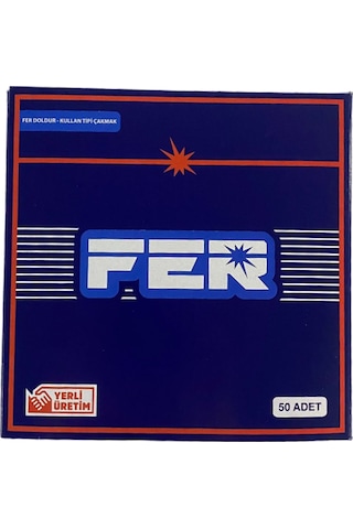 Fer Taşlı Şeffaf Çakmak 50 Adet