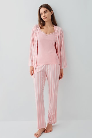 Pierre Cardin Kadın Pembe 3lü Pijama Takım Pembe