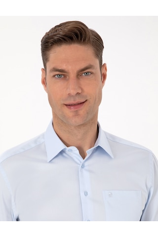 Pierre Cardin Erkek Açık Mavi Gömlek Basic 50313177-vr003 Açık Mavi