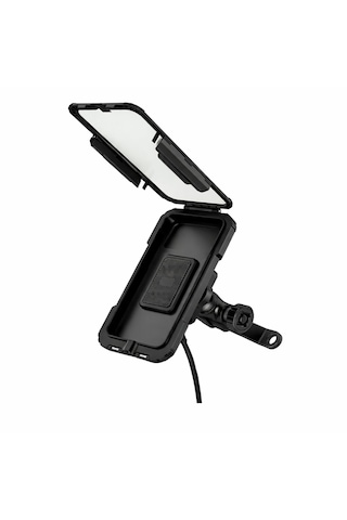 Knmaster Tt-950wuc Kablosuz Şarjlı Tüm Motosikletlere Uyumlu Kapalı Telefon Tutucu 1