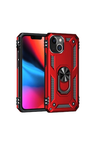 Zore Apple iPhone 13 Mini Uyumlu Omsy Vega Kılıf-gri