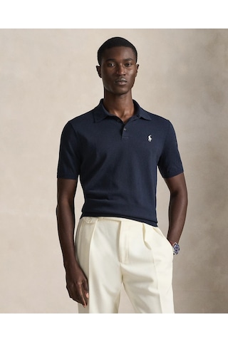 Polo Ralph Lauren Pamuklu Polo Yaka Lacivert