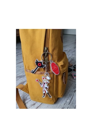 Owl Bag Hazbin Hotel Serisi Lucifer Morningstar Desenli Acrylic Anahtarlık Çanta Süsü Mıx