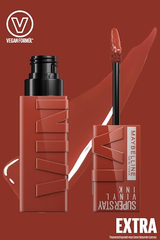 Maybelline New York Vinyl Ink Uzun Süre Kalıcı Nude Tonlu Likit Parlak Ruj 130 Extra& Mini Sky High Cosmic Black Maskara pktssmtrj65crlbnc-9345 130 Extra