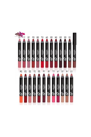 Matte Lipstick Crayon - Uzun Süreli Renk Ve Kolay Uygulama 00