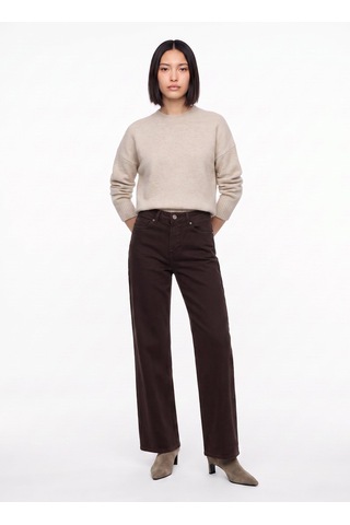 Jeep Kahverengi Kadın Denim Pantolon Model-53144 Kahve