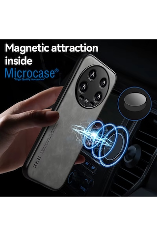 Microcase Google Pixel 10 Pro İçin Luxury Leather Series Deri Desenli Plastik Koruma Kılıf - Al8125 Siyah