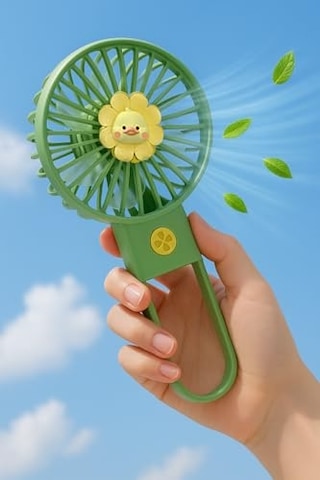 Taşınabilir Mini Usb Fan Led Işıklı Masa Üstü 3 Kademeli Dahili Işık Şarj Edilebilir Mini Vantilatör Soğutuc