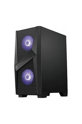 MSI MAG Forge 100M Temperli Cam 2x RGB 1x120 MM Fan ATX Bilgisayar Kasası