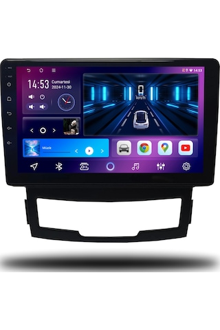 Caros Ssangyong Korando 2011-2013 Uyumlu Android Multimedya 4gb Ram 32gb Hafıza 9"