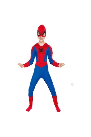 Sedirli Spiderman Kostümü Örümcek Adam Kostüm Çok Renkli