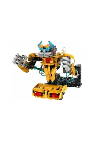 İm. Master Hidrolik Savaş Robotu Yapı Blokları Yapım Seti 717 Parça 6+