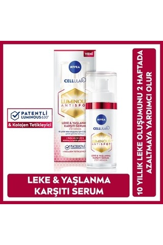 Hyaluronik Asit Ve Kolajen Tetikleyici Leke Karşıtı Cilt Serumu