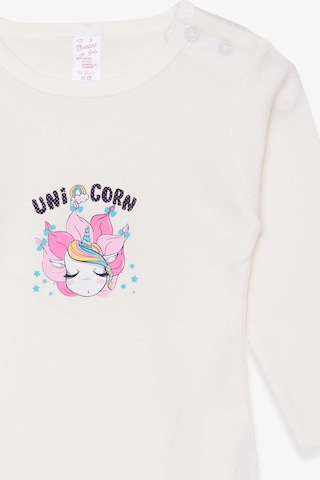 Breeze Kız Bebek Çıtçıtlı Body Baskılı Unicorn 9 Ay-3 Yaş, Ekru-ekru Ekru