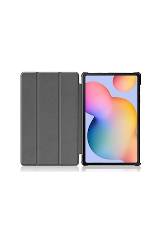 Lexroo Samsung Galakxy Uyumlu Tab S7 Fe Lte T737-t736-t733-t730 Smart Cover Standlı 1-1 Kılıf - Mavi