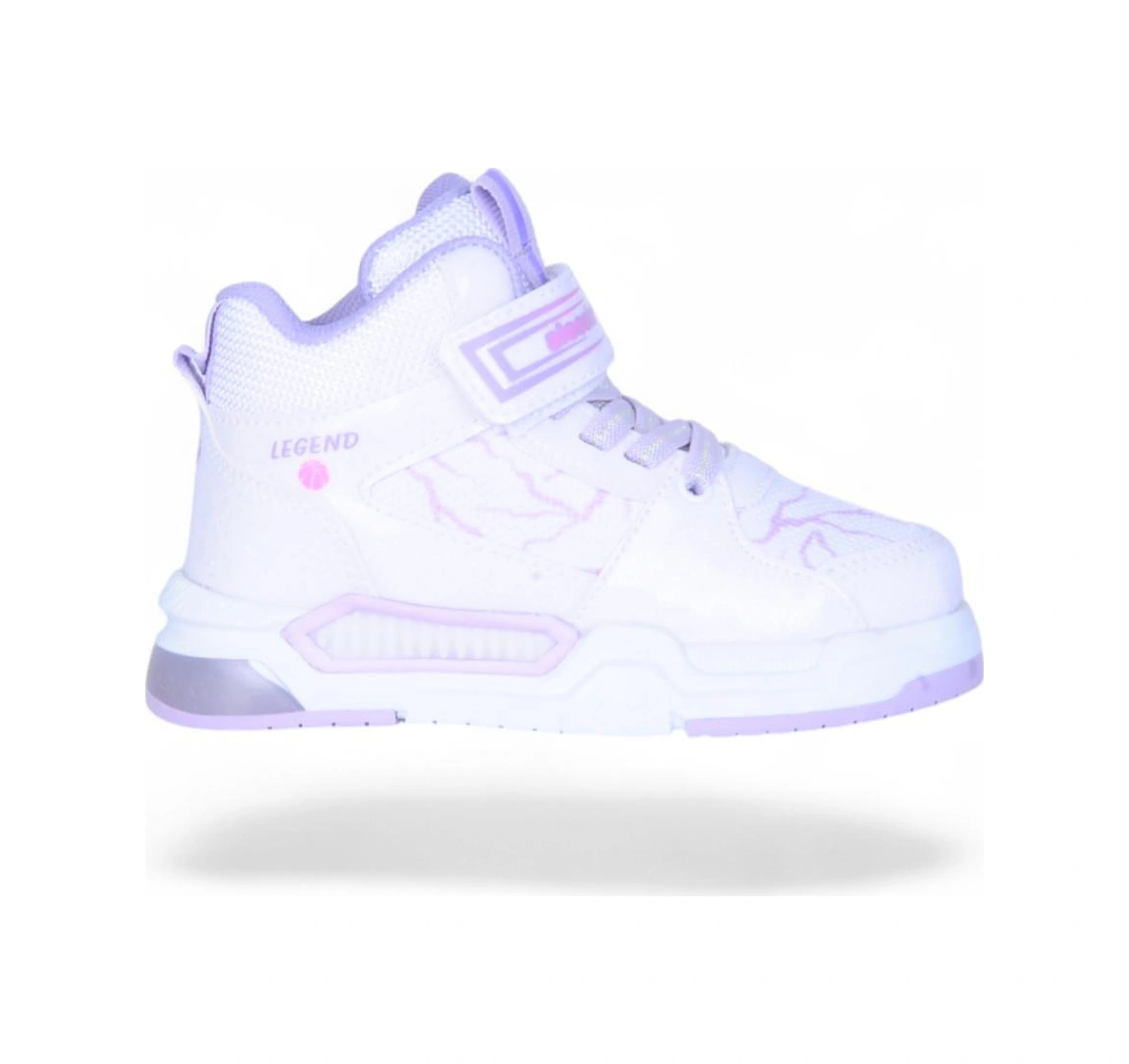 Ayakcenter 042 Alessio Byz-lila Kız Çocuk Sneaker Ayakkabı Beyaz