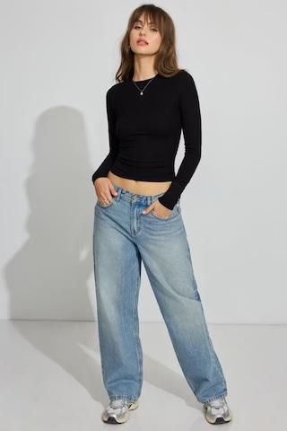 Madmext Siyah Bisiklet Yaka Slim Fit Kadın Body Mg2564 Siyah