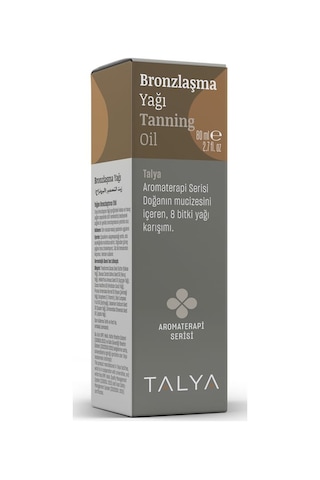 Talya Bronzlaşma Yağı 8 Bitki Yağ Karışımı ve E Vitamini 80 ML
