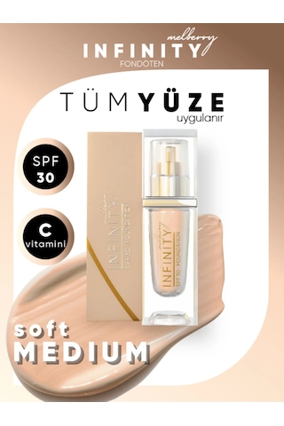 Infinity Fondöten Soft Medium Büyük Boy 40 Ml Foundation Soft Medium
