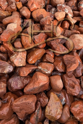 Kırmızı Bordo Dolomit Çakıl Taşı 6-10 Cm 2 Kg Dekoratif Bahçe Peyzaj Saksı Akvaryum Teraryum