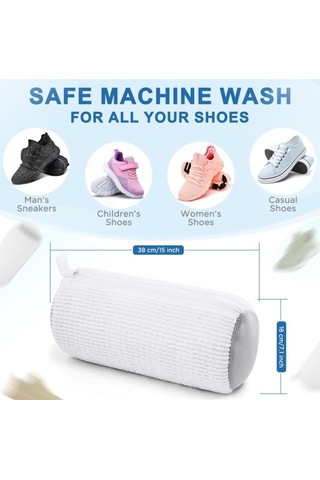 Didadodo Sarı Ayakkabı Yıkama Çantası, Yeniden Kullanılabilir Ayakkabı Yıkama Sarı Sarı