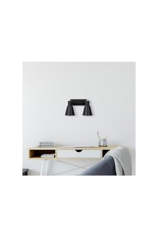 02 Siyah Şarjlı Ledli Aplik 1x1.8w 3000k Diğer