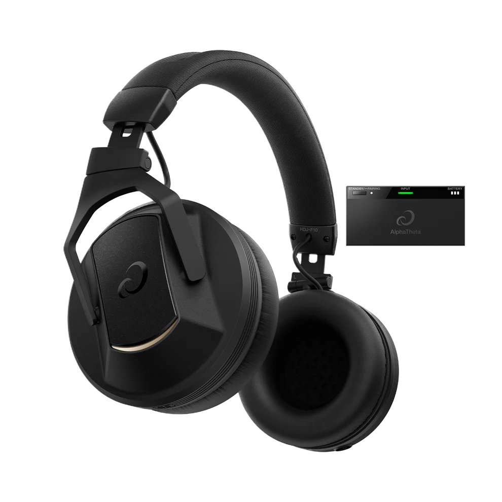 Alphatheta Hdj-f10-tx Profesyonel Kablosuz Dj Kulaklığı Ve Transmitter