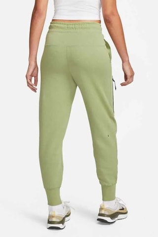 Nike Tech Fleece Loose Fit Sweat Trousers Gray Bol Kesim Kadın Eşofman Altı Yeşil Yeşil