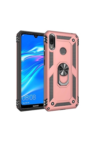 Huawei Y7 2019 Kilif Zirhli Standli Miknatisli Tank Kapak 392979198