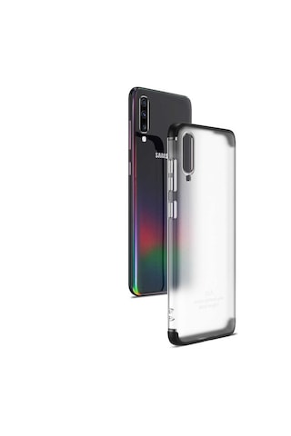 Galaxy A70 Kılıf Zore Nili Kapak Siyah