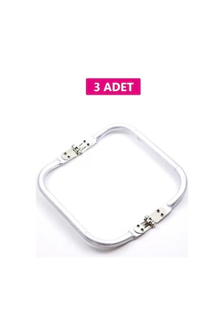 2K Gizli Metal Çanta Bursu 3 Adet - 16 Cm - Metal Çanta Aparatı Çanta Aksesuarı Açık Ahşap