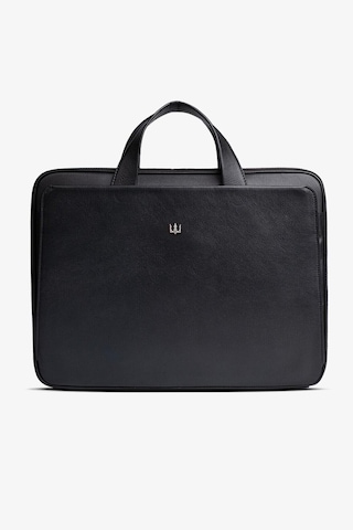 Bond Hakiki Deri Laptop Çantası-118979 Siyah